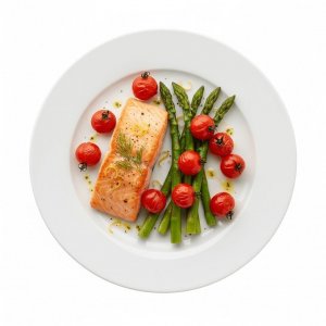 SVING Mělký talíř GASTRO 26 cm, bílý porcelán
