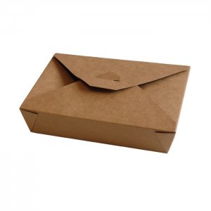 SVING Papírový menu box 1000 ml, hnědý