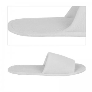 SVING Hotelové pantofle STANDARD bílé, otevřené, 28 cm