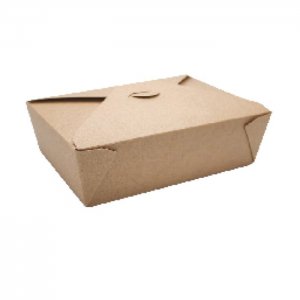 SVING Papírový menu box 1000 ml, hnědý