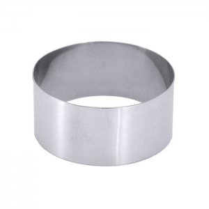 Contacto formička ráfek pr. 6,4x3 cm nerez